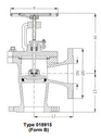 Screwdown Check-Valves (SDNR), PN 16/DN175 straight type or angle type, DIN 86252-02