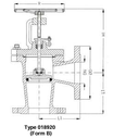 Screwdown Check-Valves (SDNR), PN 16/DN175 straight type or angle type, DIN 86252-02