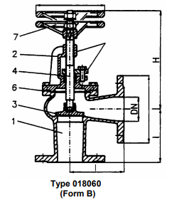 Stop-Valves and Angle Stop-Valves, PN 10/16, DN25