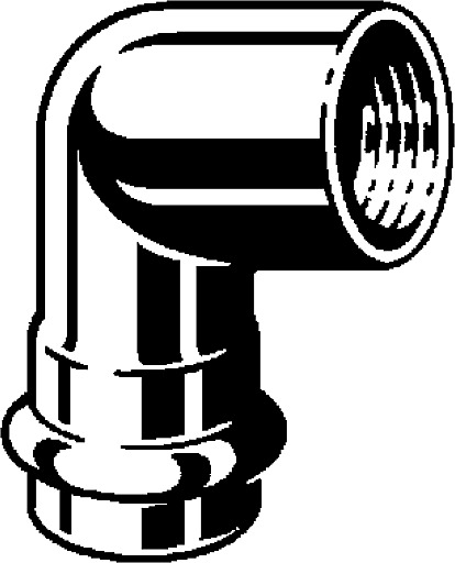 Sanpress Inox, adapter elbow 90°, 436 995