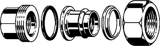 Sanpress, insulating union, 469 535