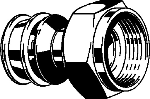 Raxofix, connection screw fitting, 646 448