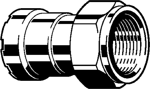 Megapress, connection screw fitting, 747 831