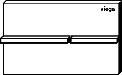 nan, WC flush plate for Prevista, 773 700