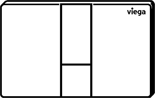 nan, WC flush plate for Prevista, 773 335