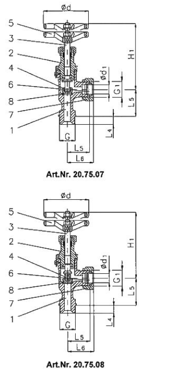 Marine Forged Steel Right-Angle Stop Valve, Male Thread (Globe Valve)