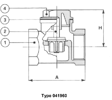 Check valves, PN16, G 3/8''