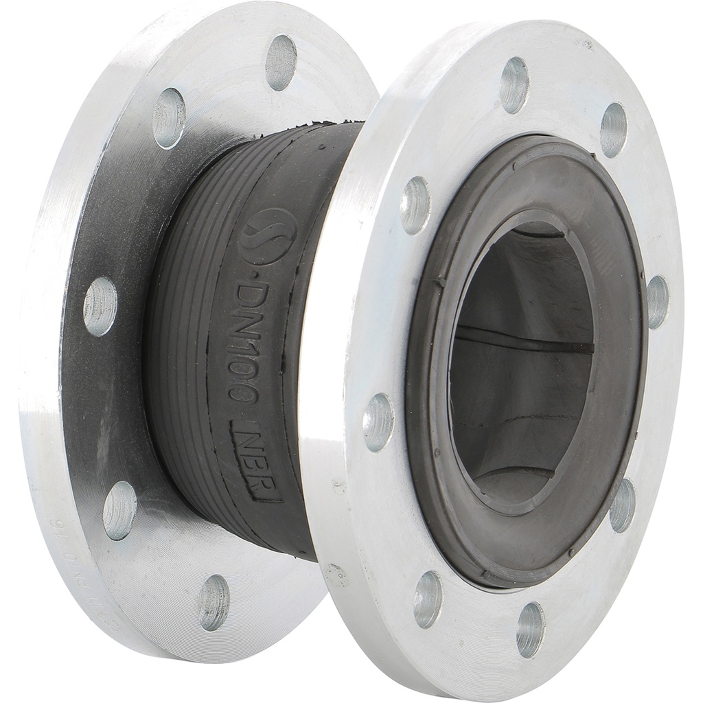 RUBBER EXPANSION JOINT 1503 PN10 DN125 NBR single wave/Steel flanges  