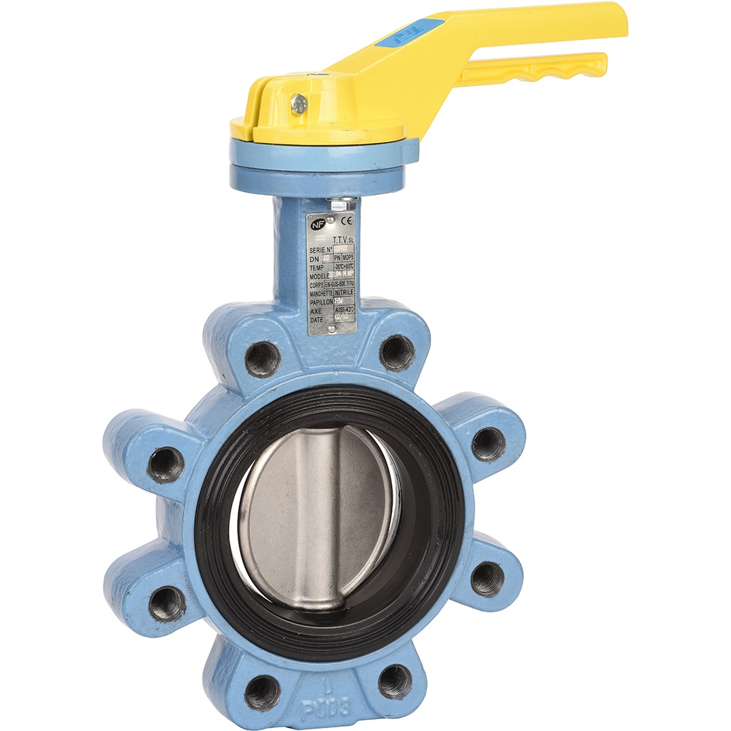 BUTTERFLY V. 1181 PN10/16 DN40 Lug EN-GJS-500-7/CF8M/NBR For gas MOP5  