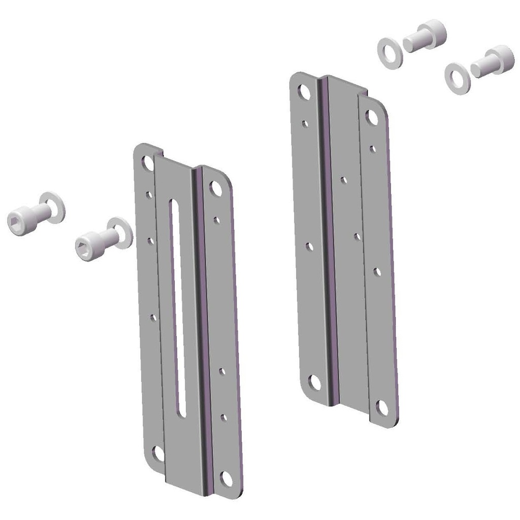 ST. STEEL LATERAL BRACKETS for KGV DN350 2 spare brackets with bolting  