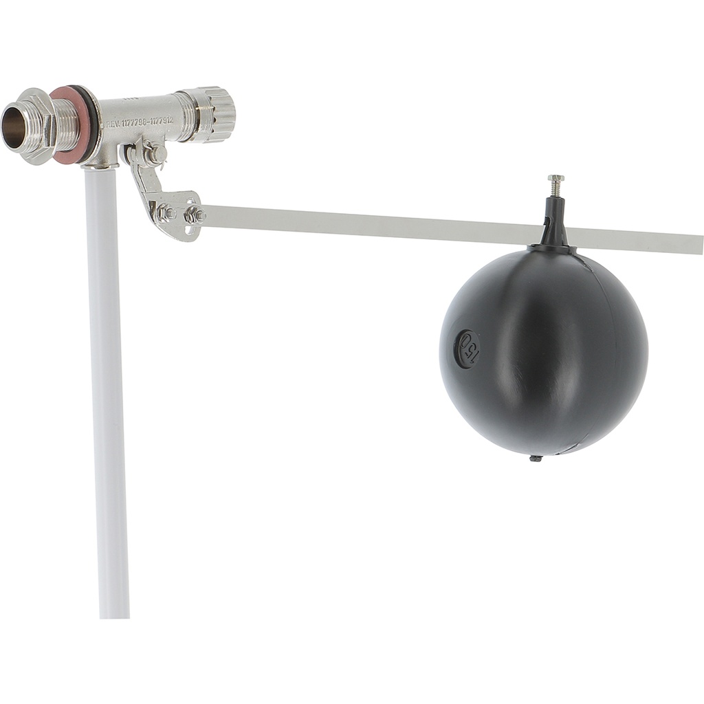 BRASS FLOAT V. 490 BSP 1" M PE float Ø180mm  