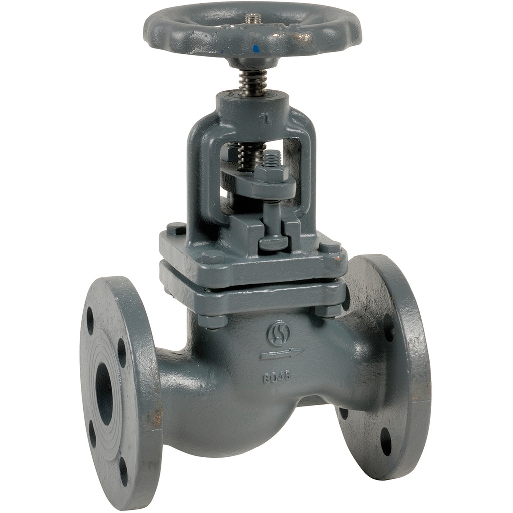 CAST IRON GLOBE V. 470 PN16 DN125 EN-GJL-250 body & globe  