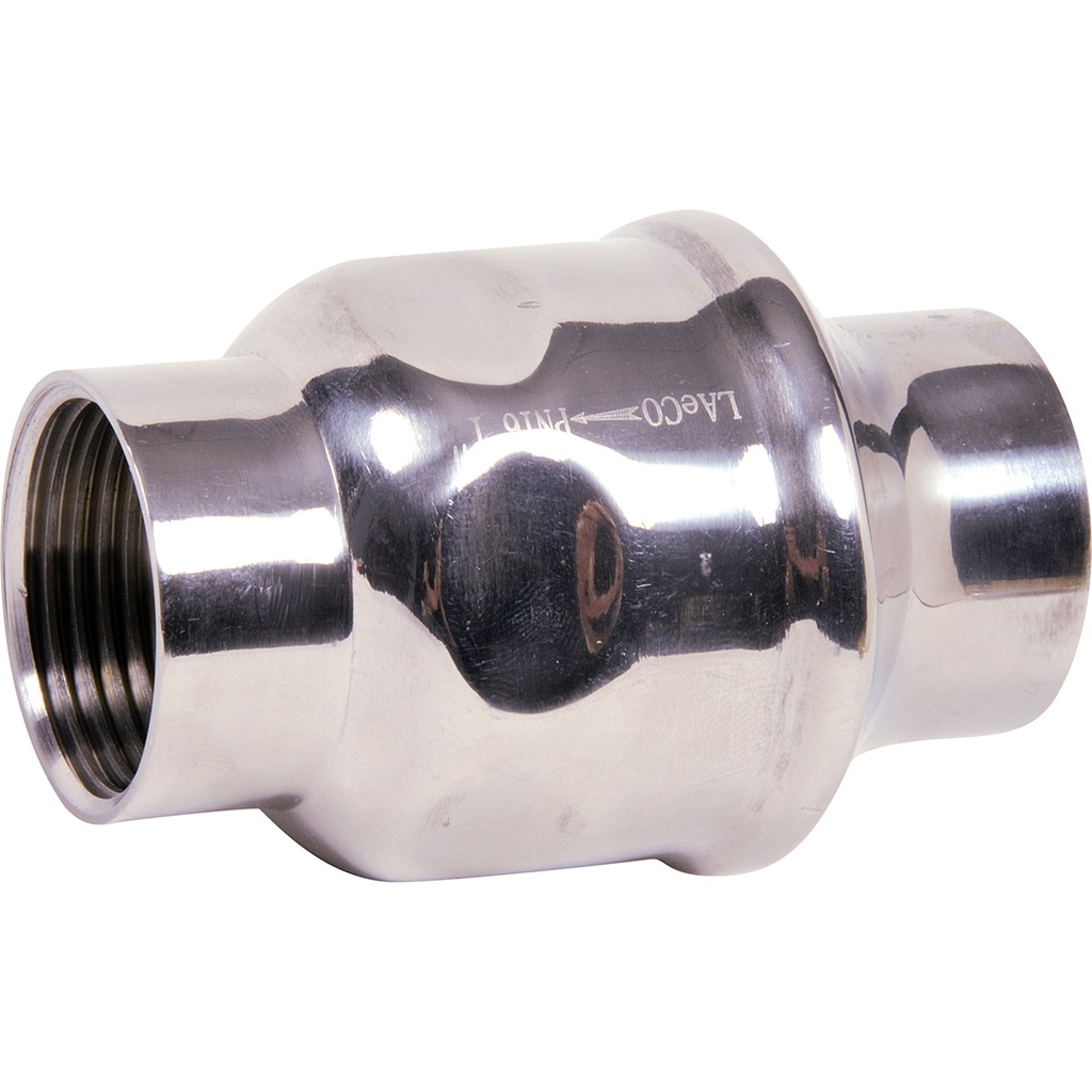 STAINLESS STEEL CHECK V. 327 BSP 2" FF F304 Spring Check All positions  