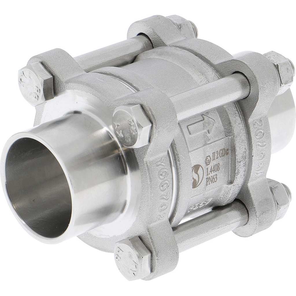 ST. STEEL CHECK V. 381ISO BW ISO DN 32 CF8M Spring check 3pc All positions  