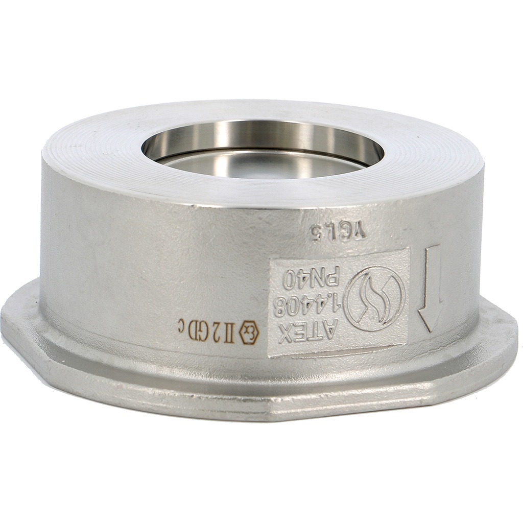 STAINLESS ST. CHECK V. 386 PN16/40 DN80 CF8M Wafer Spring check All positions  