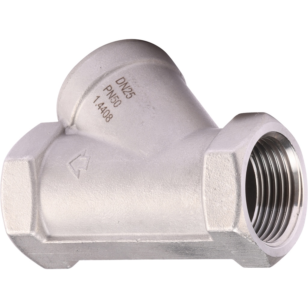 STAINLESS STEEL CHECK V. 325 BSP 1/2" FF PTFE seat  