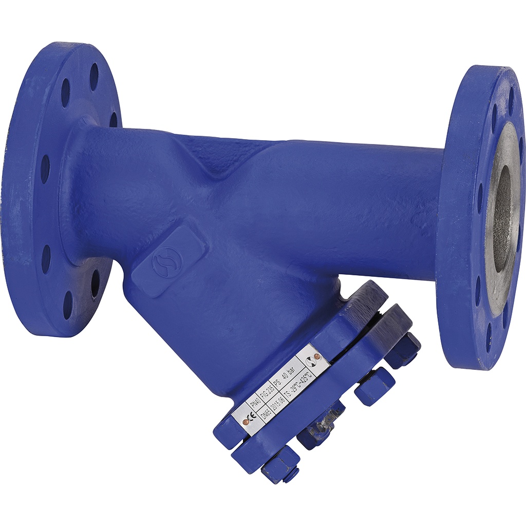 CARBON STEEL Y-STRAINER 235 PN40 DN300 A216WCB body / F304 screen High temp.  