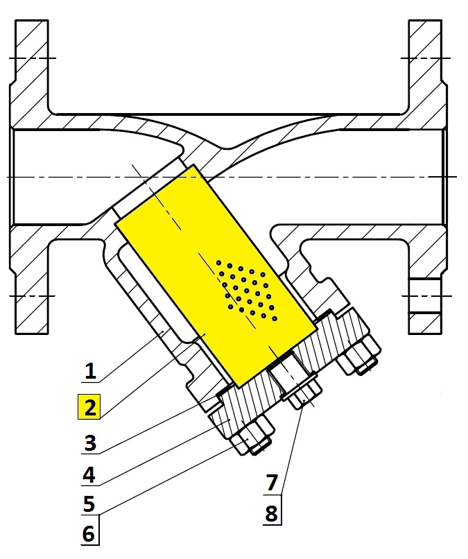 SCREEN FOR FILTER 235 DN250    