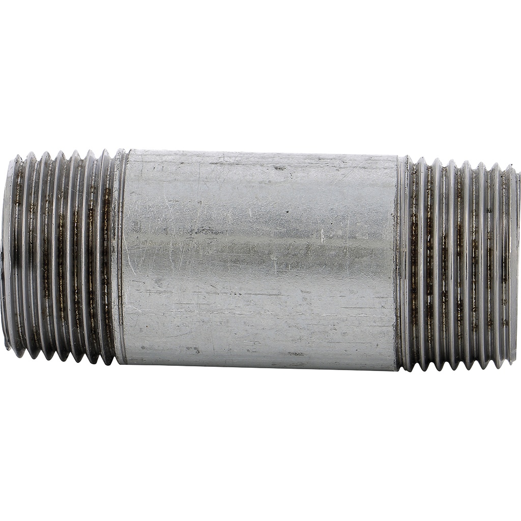 530G - BARREL NIPPLE 1"1/2 L100 GALVANISED  