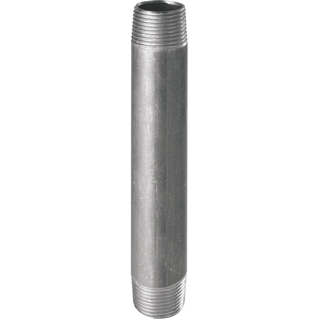 530G - BARREL NIPPLE 4" L150 GALVANISED  