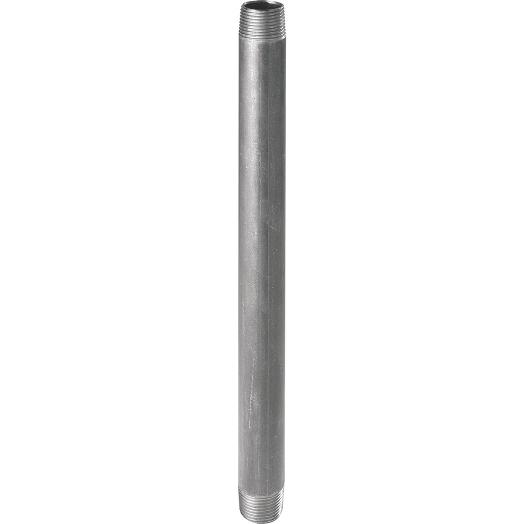 530G - BARREL NIPPLE 1"1/4 L300 GALVANISED  